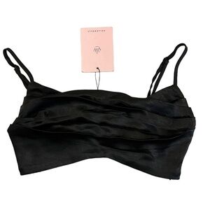 NWT Hello Molly Sleeveless Ruched Crop Top XS Festival Boho girlie